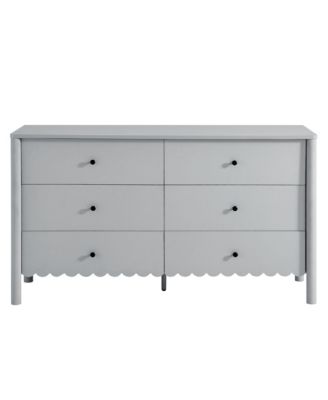 Emmeline Scalloped 6-Drawer Dresser