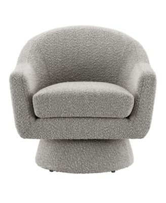 Astral Boucle Fabric Swivel Chair