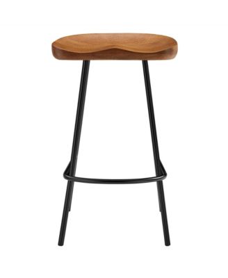 Concord Backless Wood Counter Stools, Set of 2