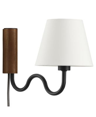  Sunlit Squiggle Arm Wall Sconce