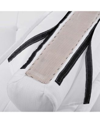 Saunter Tufted Fabric Armless Chair