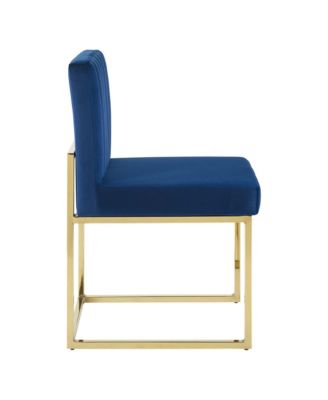 Carriage Performance Velvet Dining Chair, Set of 2