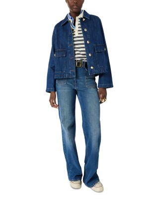 Taina Denim Buttoned Jacket