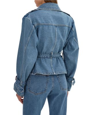 Denim Trench Jacket