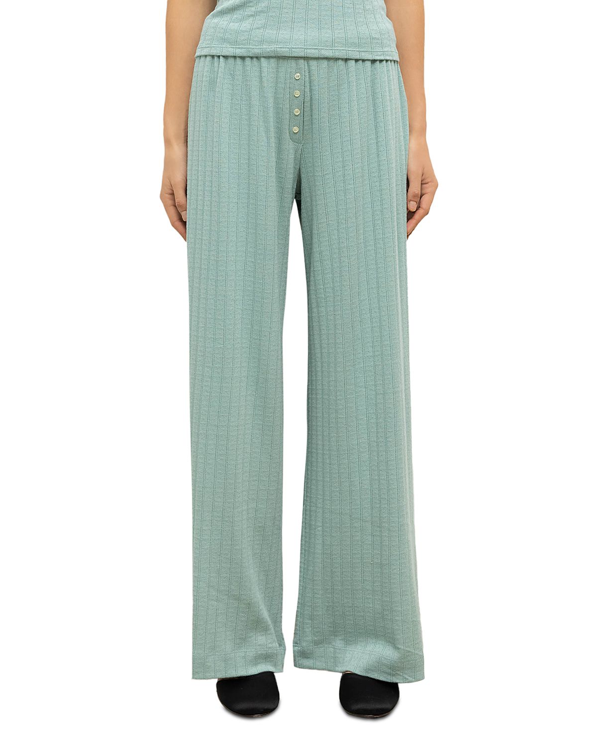 Leset Pointelle Boxer Pants