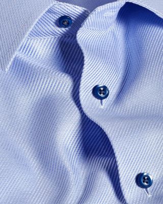 Trim Fit Textured Twill Dress Shirt