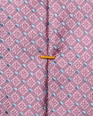 Micro Geometric Silk Classic Tie