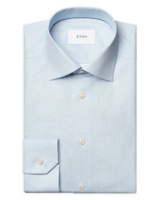Geometric Twill Dress Shirt