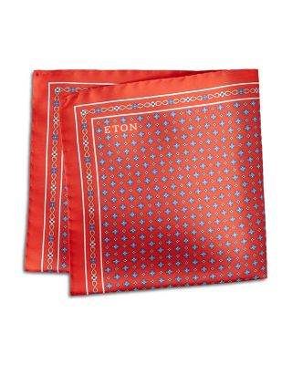 Floral Silk Twill Pocket Square