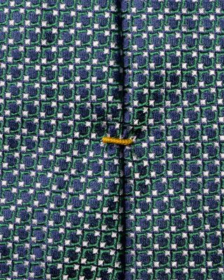 Micro Pattern Silk Classic Tie