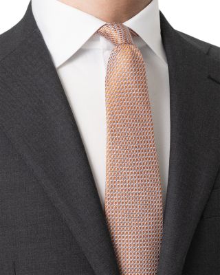 Micro Pattern Silk Classic Tie