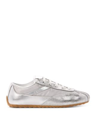 Women's Suede & Nylon Sneakers