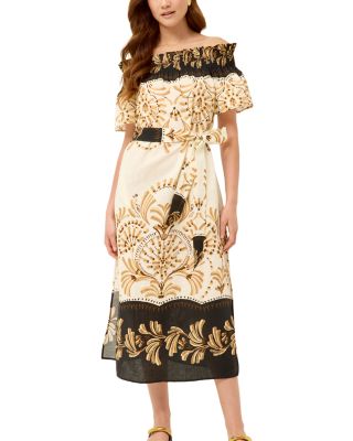Lola Smocked Neck Dress