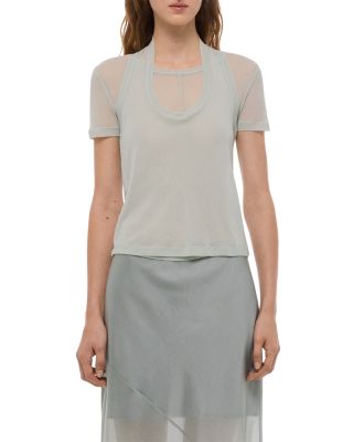 Fine Mesh Layered Tee