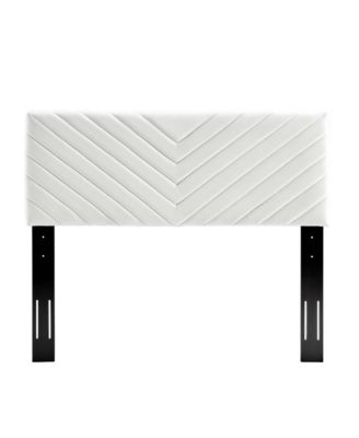 Modway Alyson Angular Channel Tufted Performance Velvet Headboard, Full/Queen