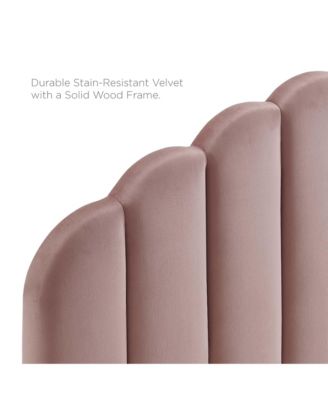 Modway Veronique Performance Velvet Headboard, Full/Queen