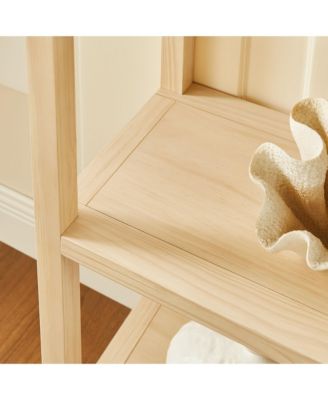  Vexley 72 Inch Large Arched Bookshelf