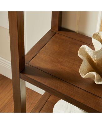  Vexley 72 Inch Large Arched Bookshelf