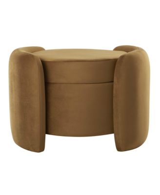 Nebula Upholstered Performance Velvet Ottoman