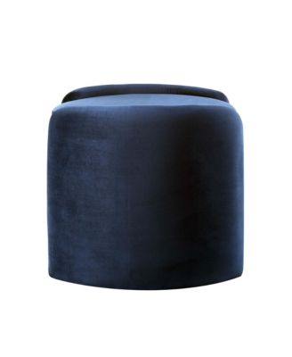 Nebula Upholstered Performance Velvet Ottoman