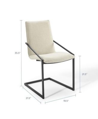  Pitch Upholstered Fabric Dining Armchair, Set of 2