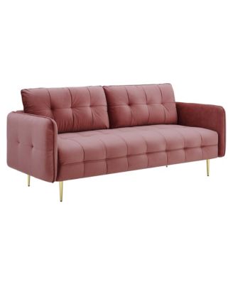  Cameron Tufted Performance Velvet Sofa