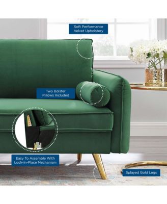 Revive Performance Velvet Sofa