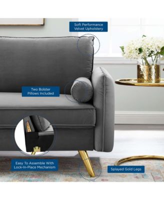 Revive Performance Velvet Sofa