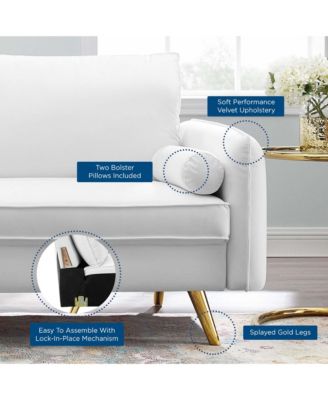 Revive Performance Velvet Sofa