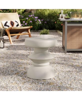  Terza Indoor - Outdoor Patio Concrete Side Table