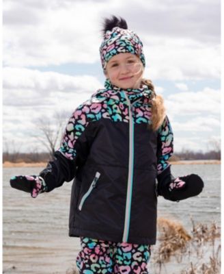 Girls' Stretch Jersey Hat Animal with Pompom - Little Kid, Big Kid