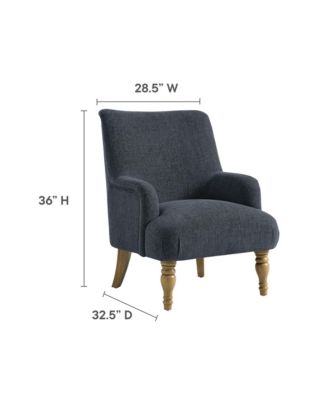  Ellington Fabric Upholstered Accent Armchair