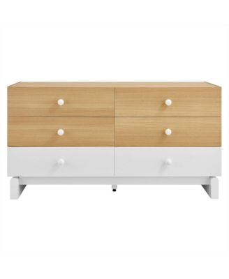  Nolia 6-Drawer Color Block Dresser