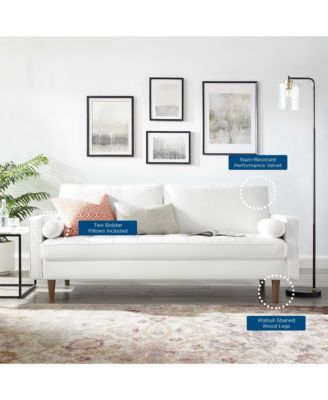  Valour Performance Velvet Sofa