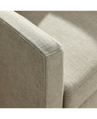  Serene Fabric Slipcovered Swivel Armchair