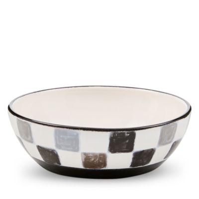 Black Check Bowl