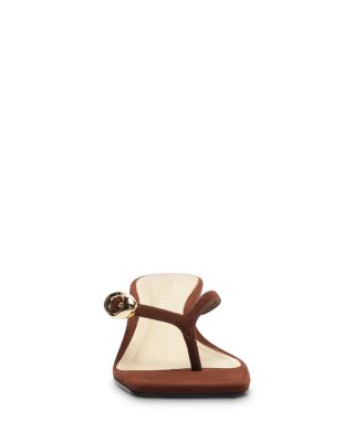 Women's Miriam Nubuck Leather Thong Sandals