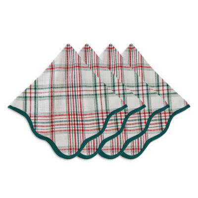 Merry Tartan Napkin, Set of 4