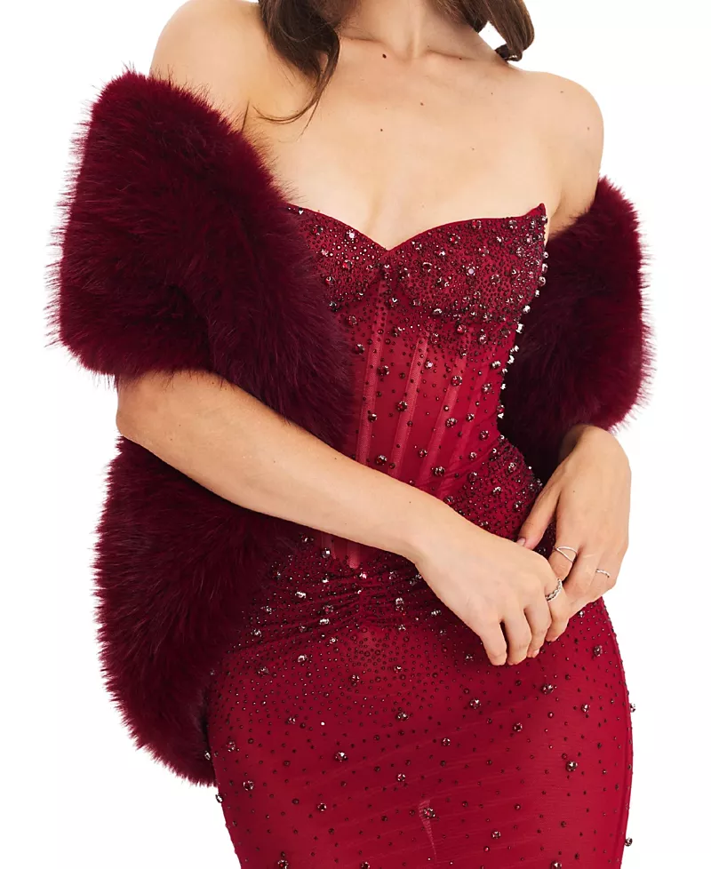 Miss Circle Jazmin Faux Fur Scarf
