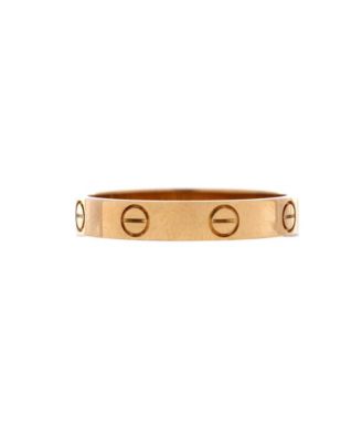  Love Wedding Band Ring 18K Gold