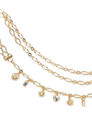 Women's Double Chain Belt With Charms