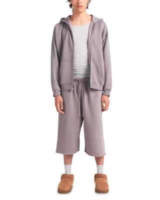 Relaxed Fit Zip Up Hoodie