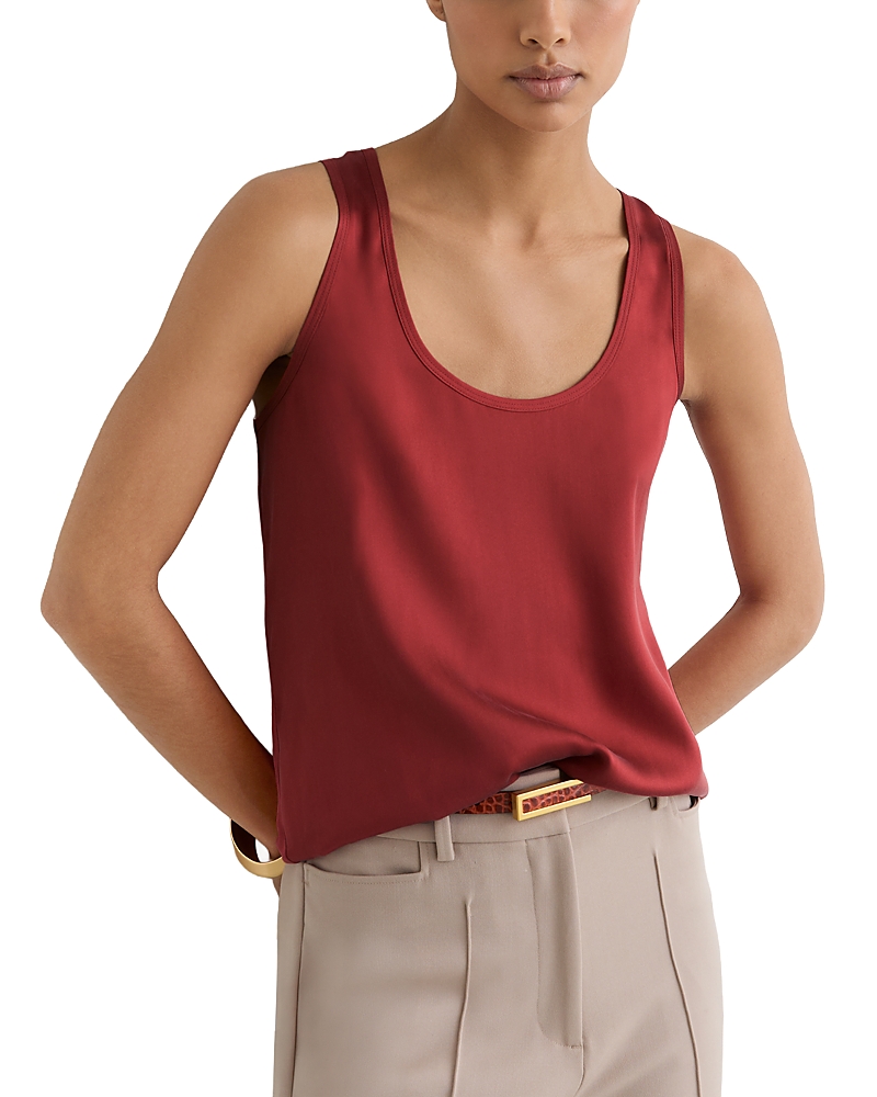 Reiss Ruby Mixed Media Cami Top