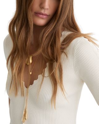 Marcy Scalloped Edge Top