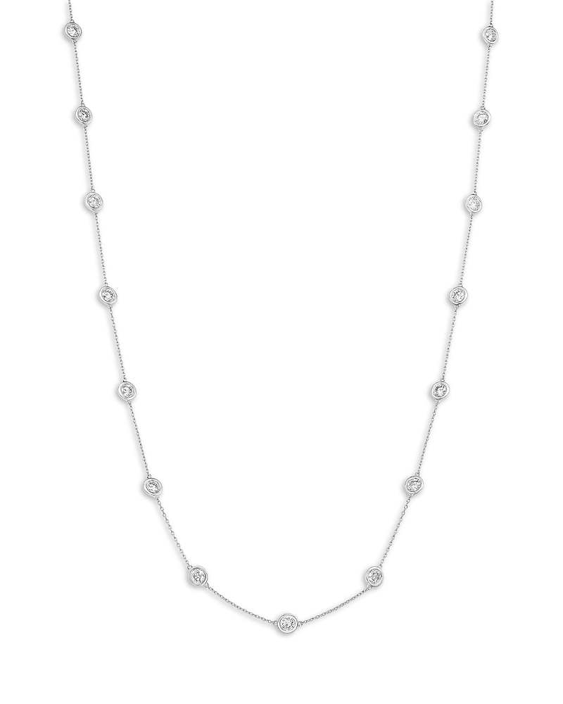 Bloomingdale's Fine Collection Diamond Station Necklace in 14K Gold, 3.0 tcw · OS