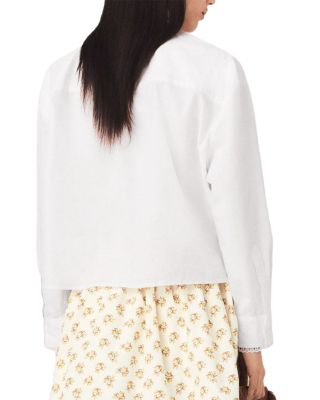 Printed Rickrack Trim Skirt