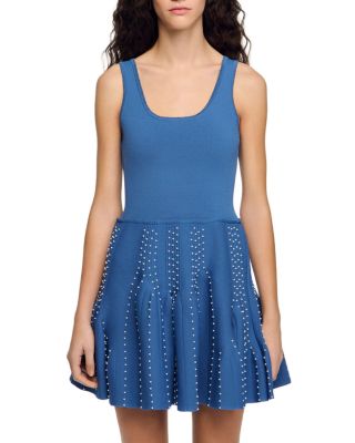 Nina Beaded Knit Mini Dress