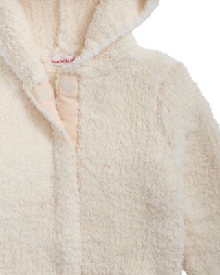Girls' Chenille Hooded Magnetic Cardigan - Little Kid, Big Kid