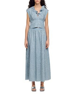 Isea Sequin Maxi Skirt