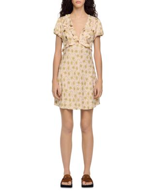 Louise Floral Print Mini Dress